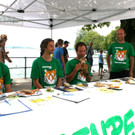 Greenpeaceaktion "Tiger dich rein"