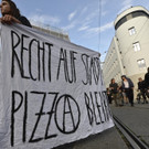 "Pizzeria Anarchia"-Räumung: Ruhige Demonstration 
