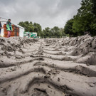 Szene Openair 2014: Aufbau im Matsch