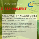 Programm und Plakat: "Z\'ALP"-Projekt 2014 