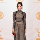Aubrey Plaza in einer Robe von Marios Schwab: Sowohl vom Design als auch vom Schnitt nicht unbedingt das Wahre.