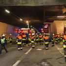 20-Jähriger kracht im Pfändertunnel in Tunnelnische