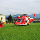 Verletzter von REGA abtransportiert