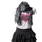 Carmen-Mini, 29,90 EUR /  Halstuch mit Leo-Print, 19,90 EUR / Jeansweste, 24,90 EUR und T-Shirt "We love New York", 19