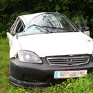 Schleuderunfall auf der A14