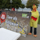 Bilder der Protestaktion