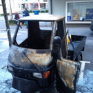 Moped-Auto-Brand in Bregenz