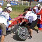 Schwerer Unfall von Felipe Massa 