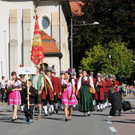Fluher Musikanten beim Fest in Höchst